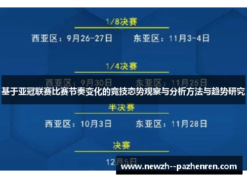 基于亚冠联赛比赛节奏变化的竞技态势观察与分析方法与趋势研究