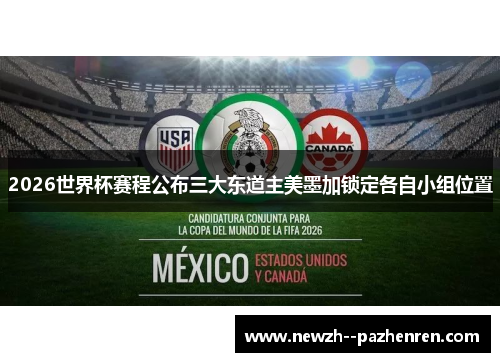 2026世界杯赛程公布三大东道主美墨加锁定各自小组位置